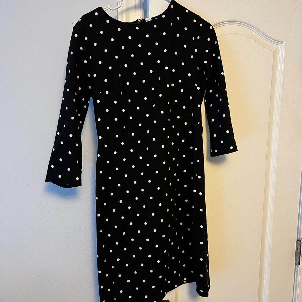 Old Navy Black Dress with White Dots